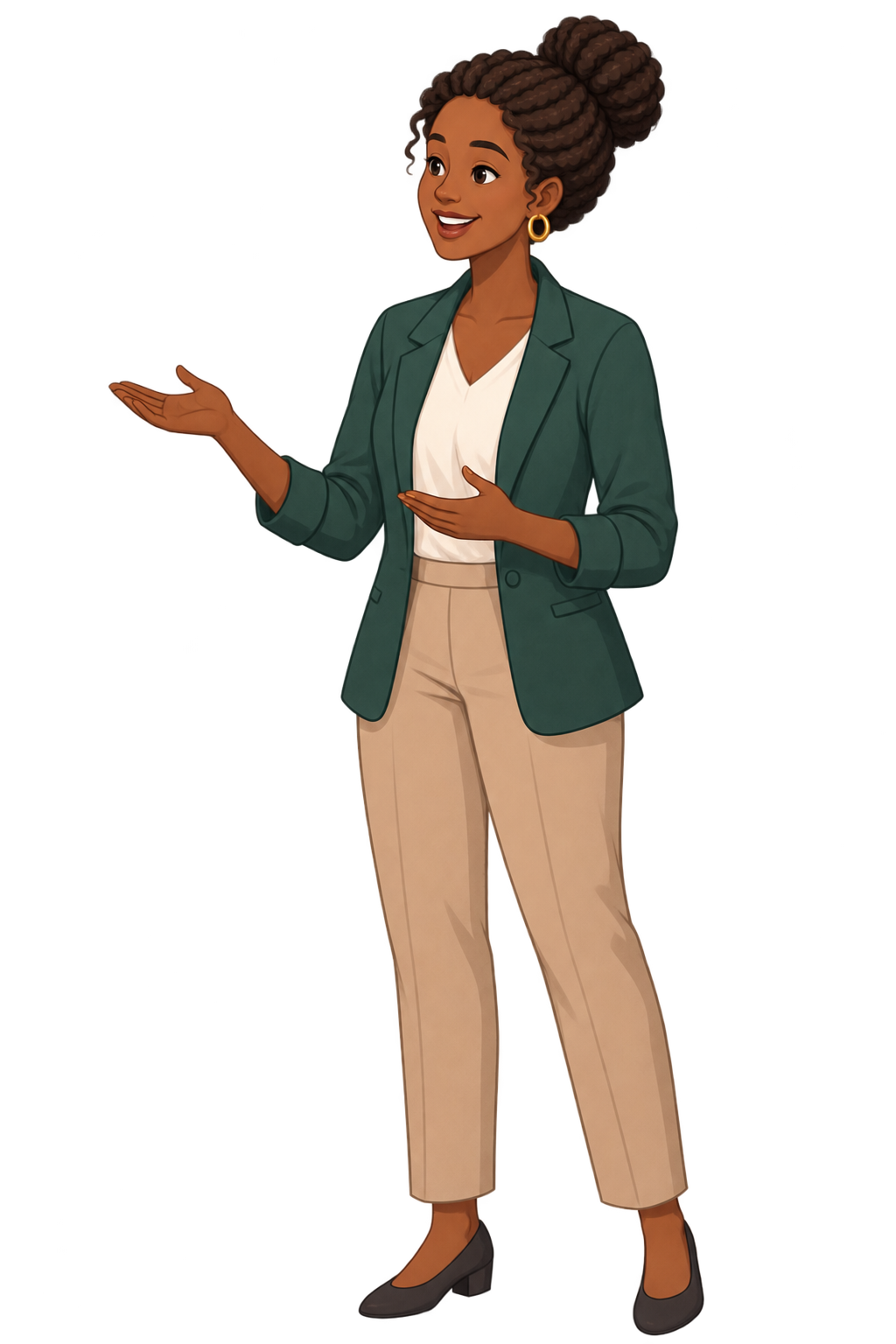 Illustration of a therapist